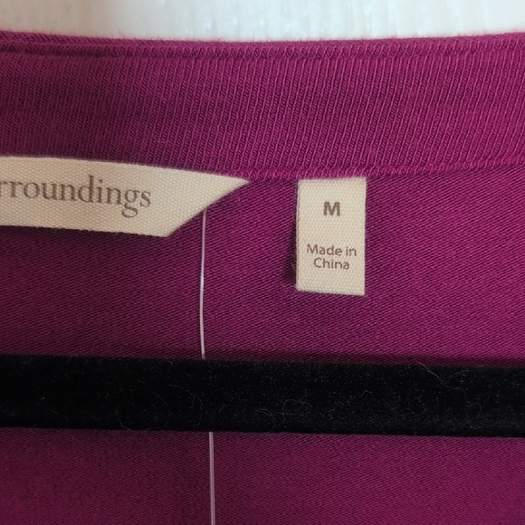 Soft Surroundings Fuchsia Marla Dress NWT - Picture 4 of 10